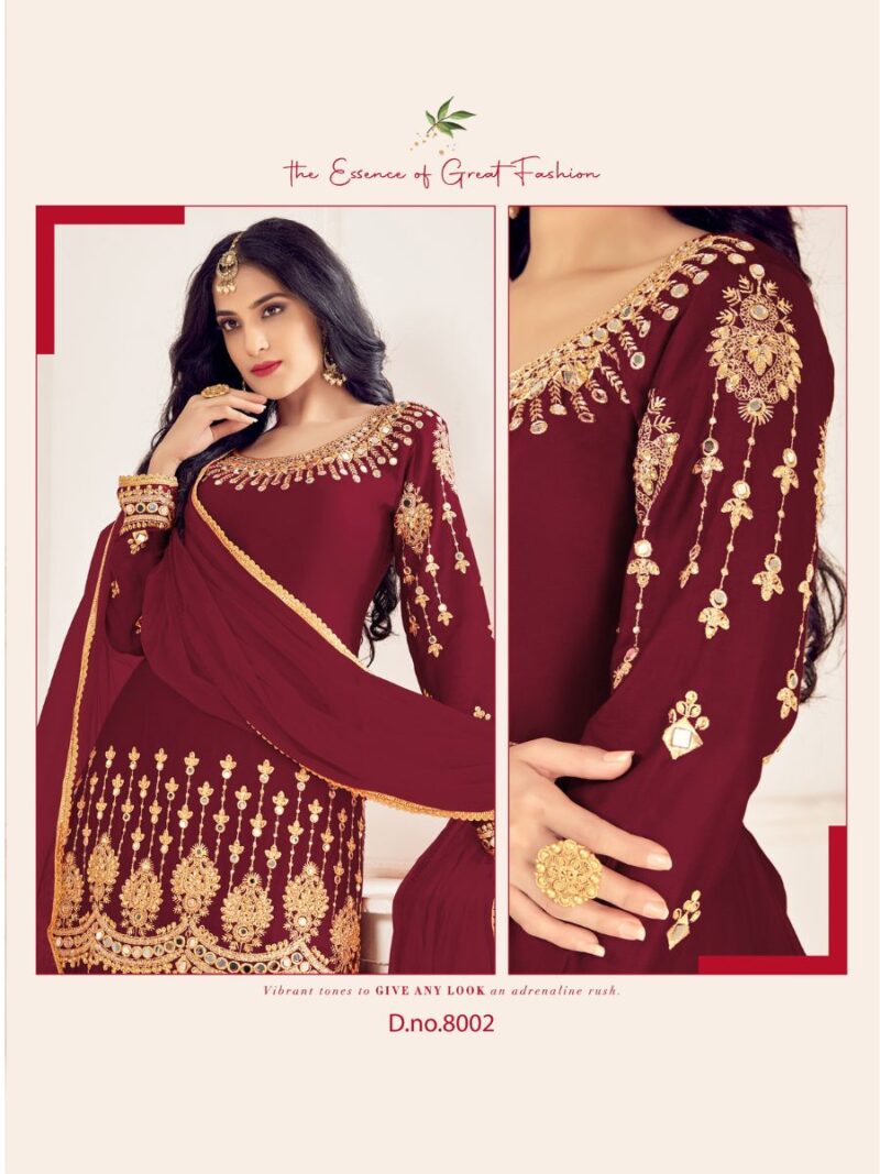 maroon battalion silk based beautiful patial suit, suit with thread embroidery and real mirror hand work fitting, shreematee fashion real mirror patial suit